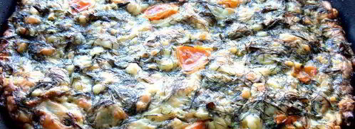 сырная пицца на хлебе. Шаг 7