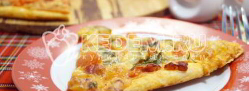 тонкая пицца. Шаг 7