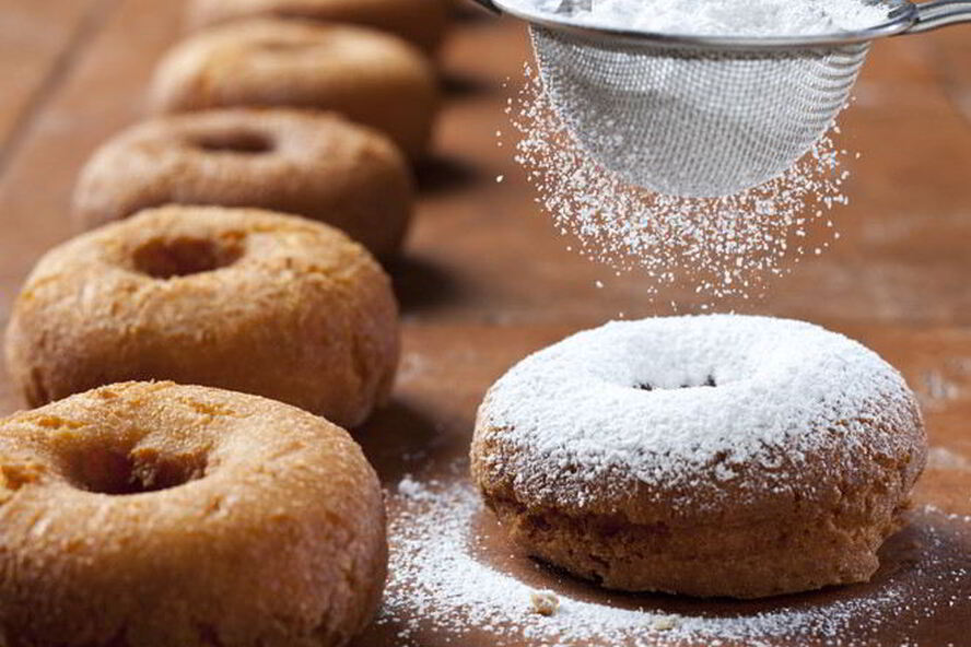 Рецепт пончики без дрожжей