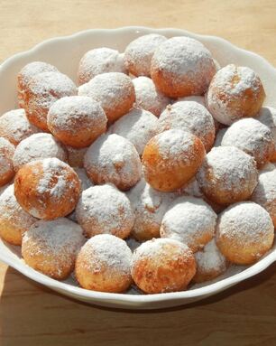 Творожные пончики классические