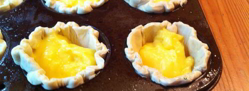 португальские слойки с заварным кремом. Шаг 2