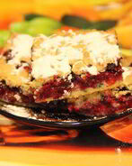 Коврижка с брусникой