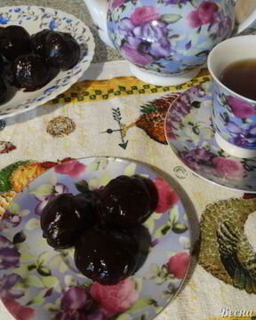 Медовые пряники в шоколадной глазури