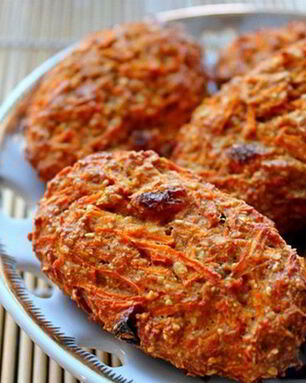 Морковно-апельсиновые пряники с начинкой из сухофруктов