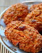 Морковно-апельсиновые пряники с начинкой из сухофруктов