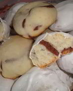 Мягкие пряники в белой глазури к чаю