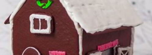 новогодний пряничный домик. Шаг 10