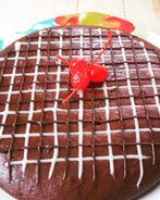 Постная шоколадная коврижка