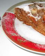 Постная яблочная коврижка