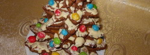 пряничная елочка яркие огни. Шаг 15