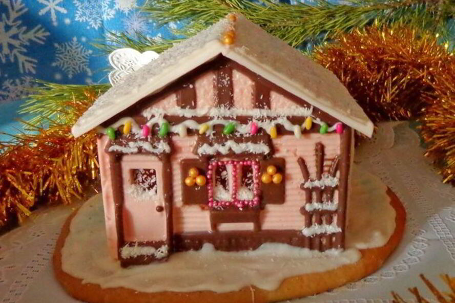 Рецепт шоколадно-пряничный домик
