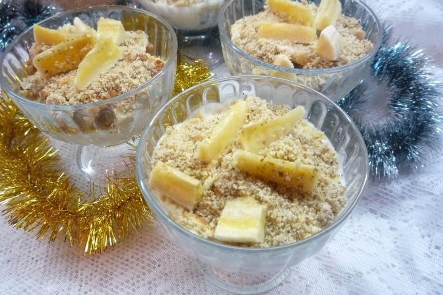 Рецепт банановая шарлотка