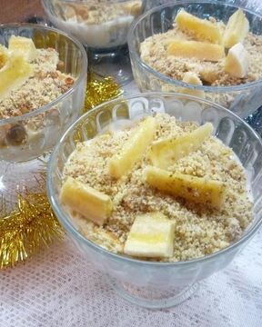 Банановая шарлотка