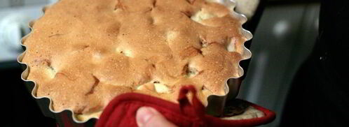 бисквитная шарлотка. Шаг 10