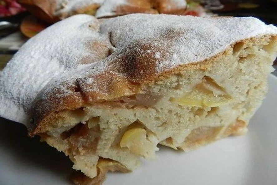 Рецепт быстрая яблочная шарлотка в духовке