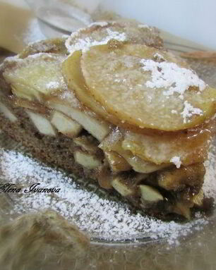 Черемуховая шарлотка