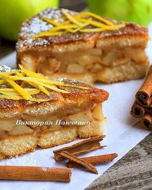 Необычная шарлотка