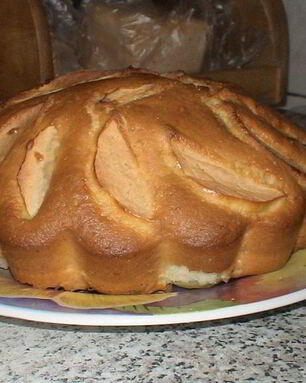 Очень вкусная шарлотка с яблоками