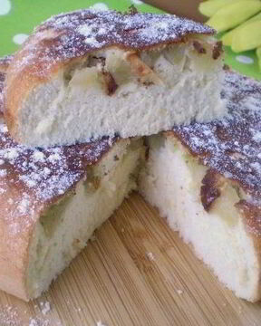 Шарлотка без дрожжей