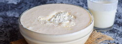 шарлотка на кефире. Шаг 4