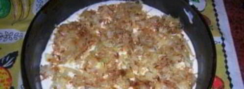 шарлотка с капустой на кефире. Шаг 9