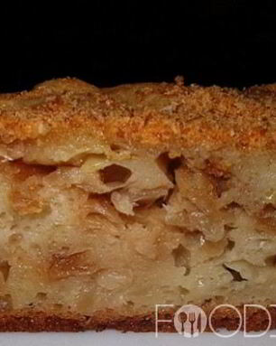 Шарлотка с капустой