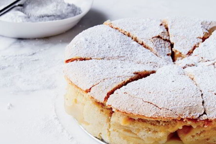 Рецепт шарлотка с корицей