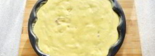 шарлотка с курагой и яблоками. Шаг 7