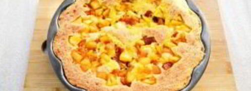 шарлотка с курагой и яблоками. Шаг 9