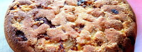 шарлотка с нектаринами. Шаг 12