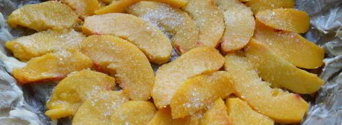 шарлотка с персиками. Шаг 4