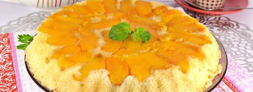 шарлотка с персиками. Шаг 7