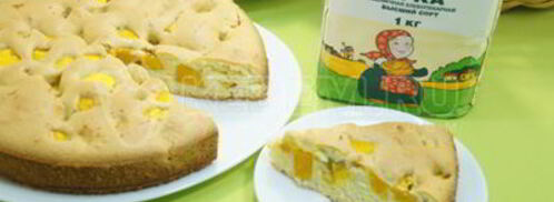 шарлотка с тыквой. Шаг 10