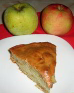 Шарлотка с яблоками без миксера