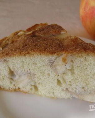 Шарлотка с яблоками классическая