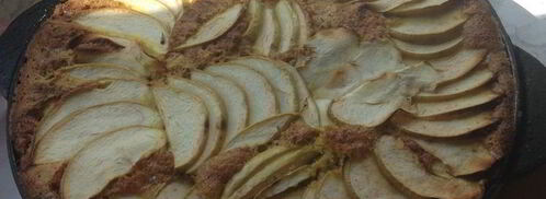 весенняя шарлотка. Шаг 2