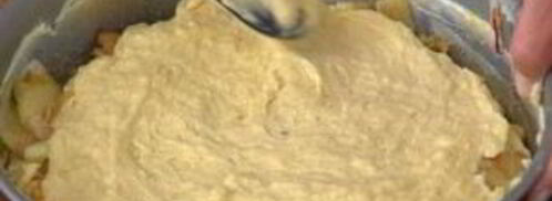 яблочная шарлотка на сидре. Шаг 4