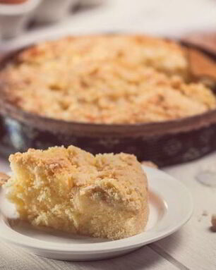 Яблочная шарлотка с майонезом