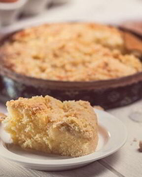 Яблочная шарлотка с майонезом