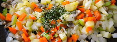 штрудель с мясом. Шаг 2