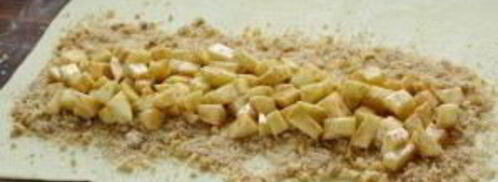 штрудель с яблоками. Шаг 8