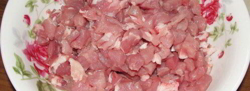 слоеные конвертики с мясом. Шаг 3