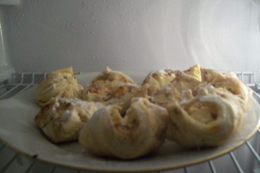 Рецепт слоеные конвертики с творогом