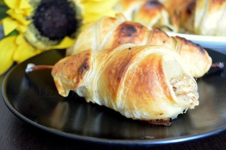 Рецепт слойки груши с франжипаном