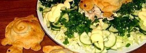 слойки овощные черепашки. Шаг 4