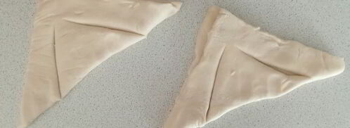 слойки с арахисовой пастой и бананом. Шаг 2