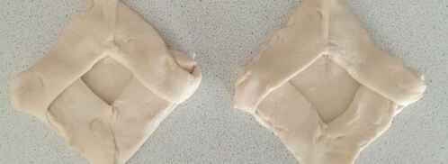 слойки с арахисовой пастой и бананом. Шаг 3