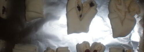 слойки с кунжутом и клюквой. Шаг 2