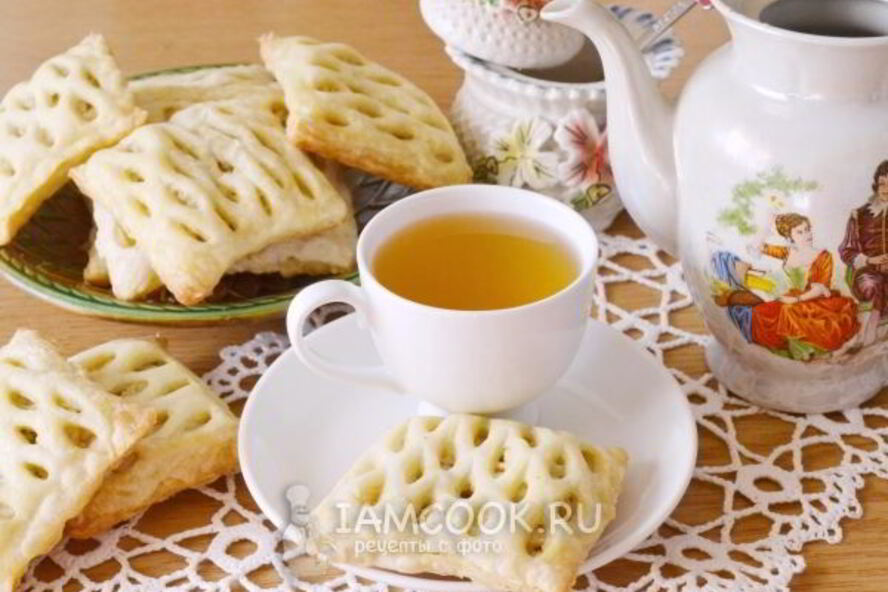 Рецепт слойки с курицей