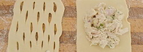 слойки с курицей. Шаг 9